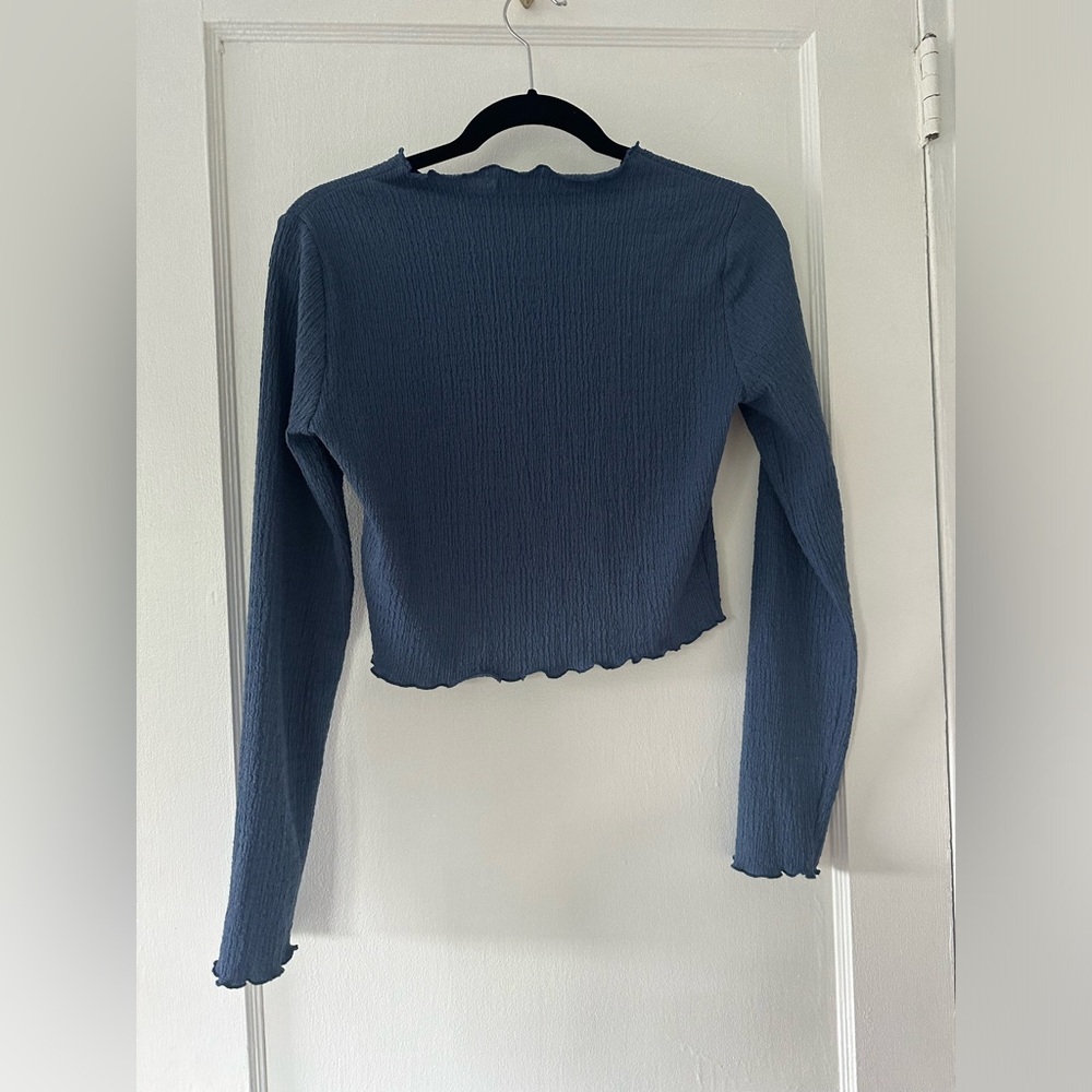 REFORMATION ZAYNE TOP IN DUSK 💙 Size S - Picture 4 of 5